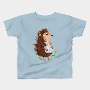 cute hedgehog animal Kids T-Shirt